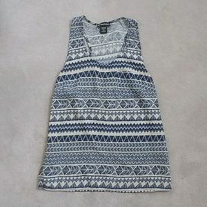 Valerie Bertinelli Aztec Tribal Printed Rayon Tank